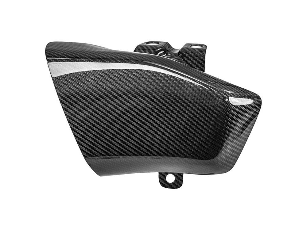 Carbon Fiber Rear Cylinder Air Scoop - Gloss Finish. Fits Most Touring 2017-2024 - Saddlemen Seats