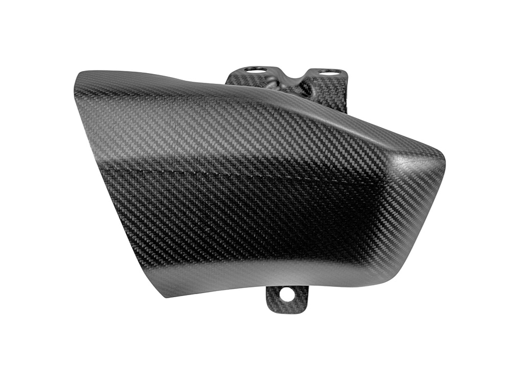 Carbon Fiber Rear Cylinder Air Scoop - Matte Finish. Fits Most Touring 2017-2024 - Saddlemen Seats