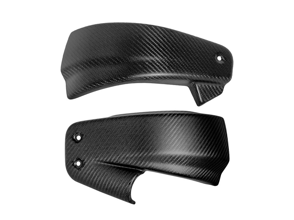Carbon Side Covers - Matte Finish. Fits Softail 2018-2024 With Remote Preload Adjuster - Saddlemen Seats