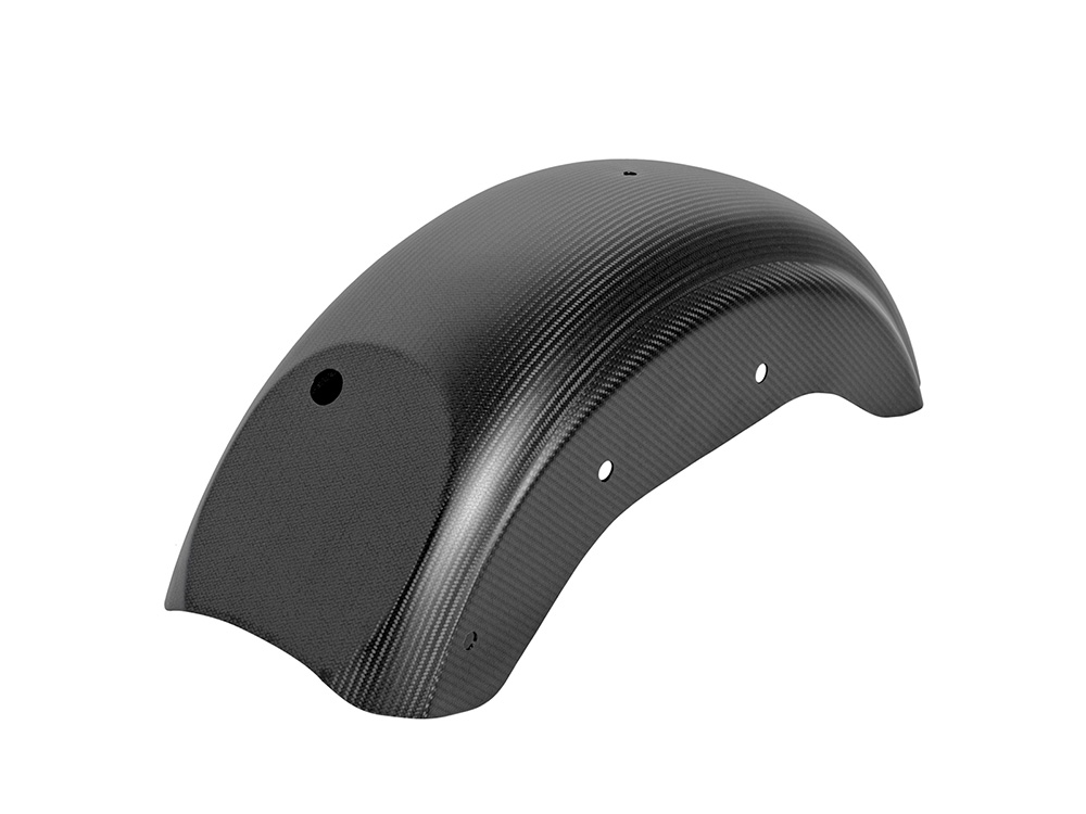 SADDLEMEN SEATS Carbon Rear Fender - Matte Finish. Fits Softail Low Rider 2018-2020, Low Rider S 2020up & Low Rider ST 2022up