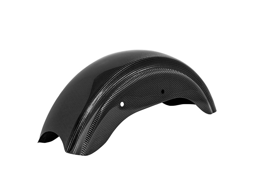 SADDLEMEN SEATS Carbon Rear Fender - Gloss Finish. Fits Softail Street Bob 2018up, Slim 2018-2021 & Standard 2020-2024