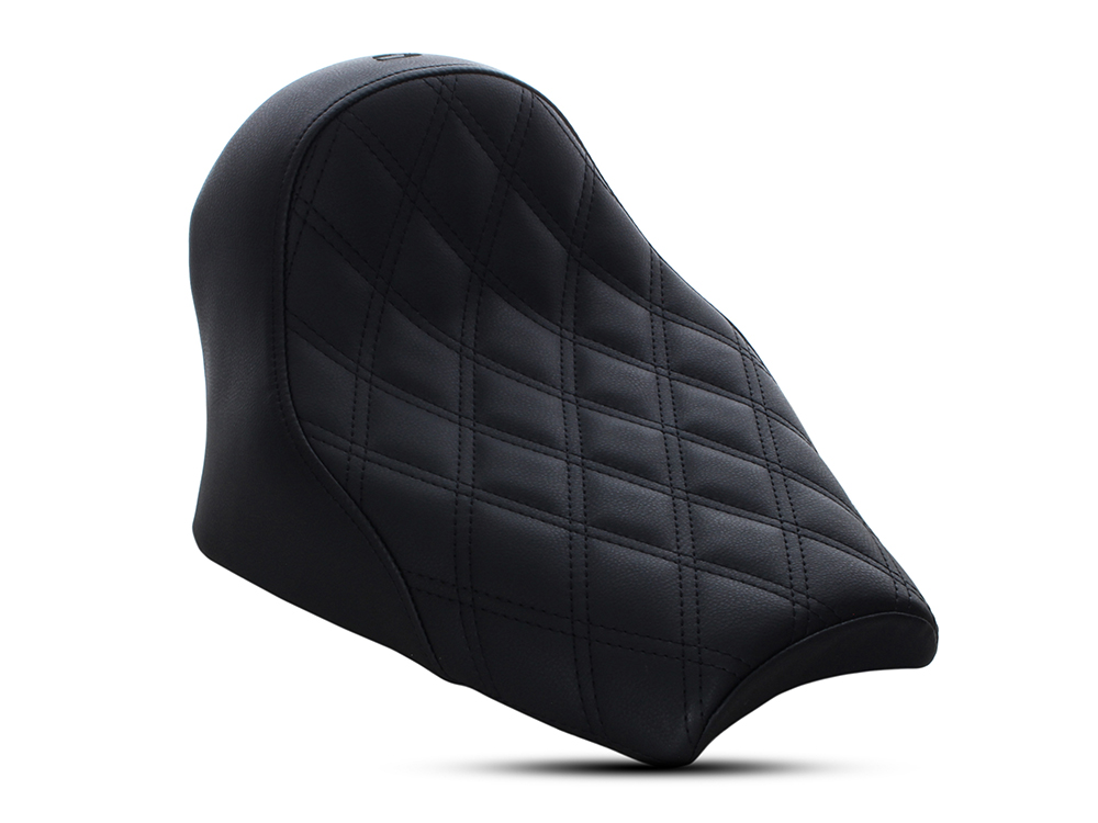 Renegade LS Solo Seat with Black Double Diamond Lattice Stitch. Fits Scout Bobber 2018-2024