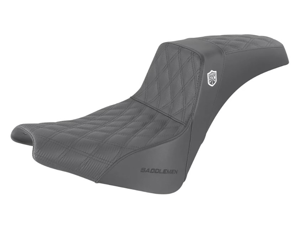Pro Series San Diego Customs Performance Gripper Dual Seat. Fits Softail Street Bob 2018up & Standard 2020up.