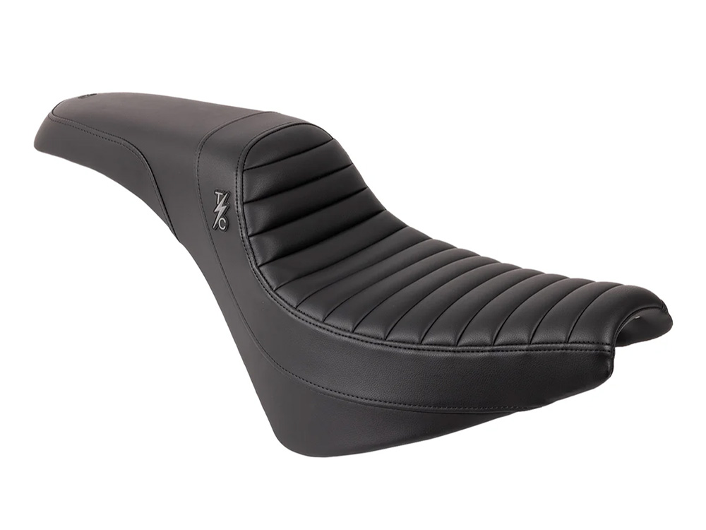 Thrashin X Saddlemen Step-Up Tuck & Roll Dual Seat. Fits Softail Street Bob 2018up & Standard 2020up