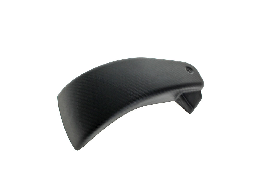 Right Hand Side Carbon Side Cover - Matte Finish. Fits Softail 2018-2024 without Remote Preload Adjuster