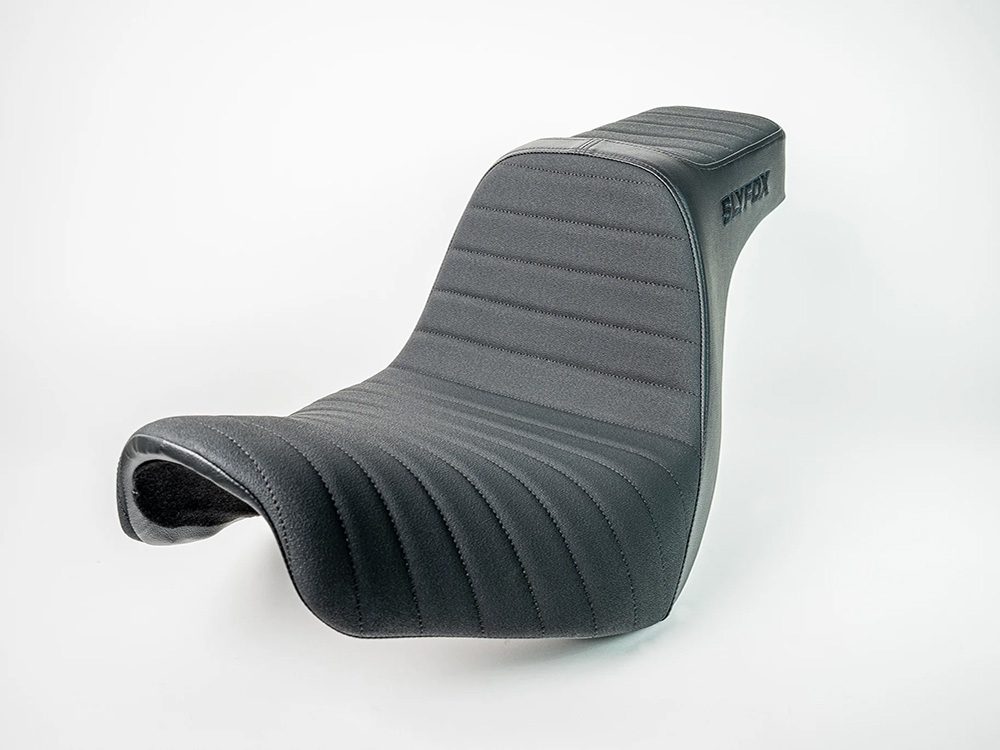 Highnoon Tuck N Roll Dual Seat. Fits Sport Glide & Low Rider 2018up, Low Rider S 2020up & Low Rider ST 2022up