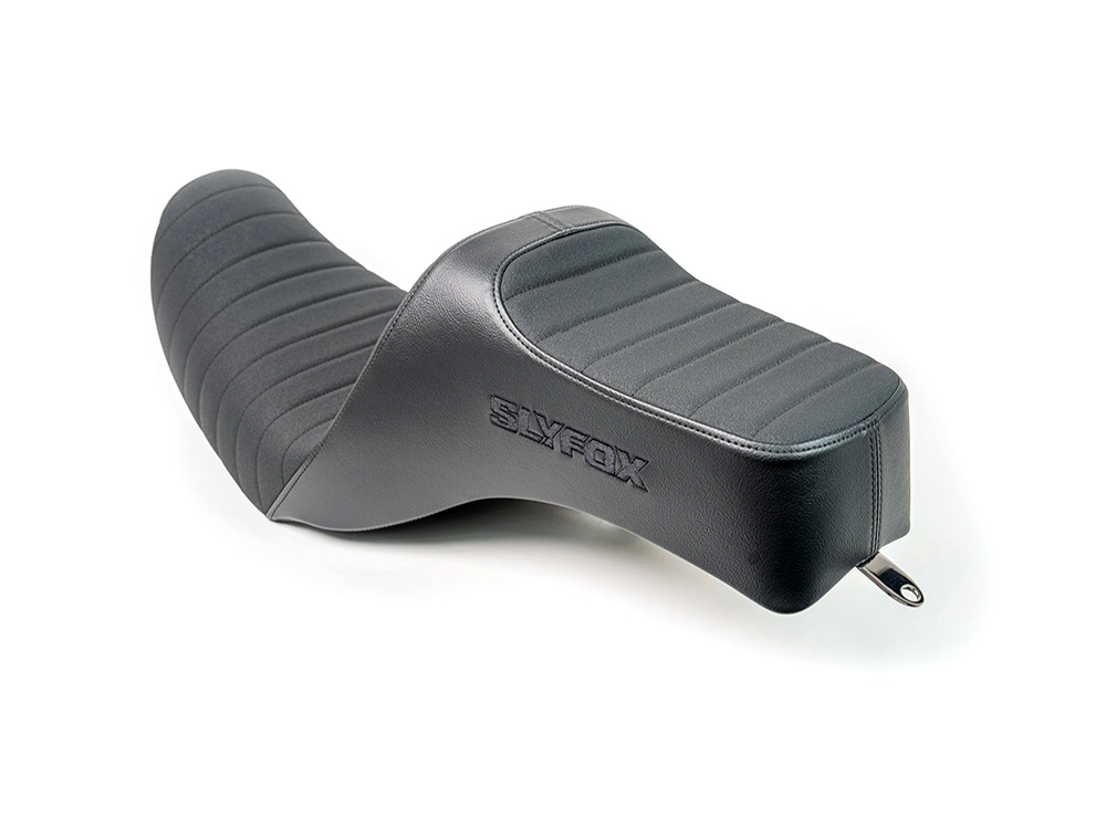 SLYFOX Highnoon Tuck N Roll Dual Seat. Fits Dyna 1996-2003