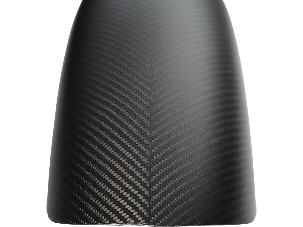 SLYFOX Shorty Carbon Front Fender – Matte Finish. Fits Most Touring 2014-2024 with 19in. Front Wheel