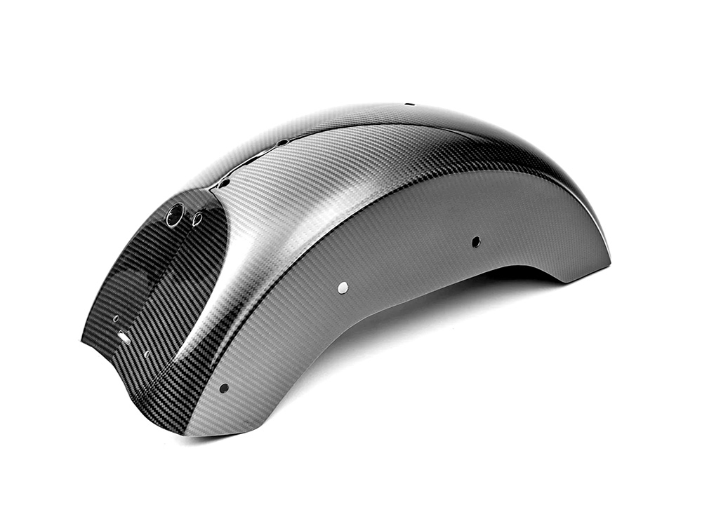 SLYFOX Carbon Rear Fender – Gloss Finish. Fits Softail Low Rider 2018-2020, Low Rider S 2020up & Low Rider ST 2022up