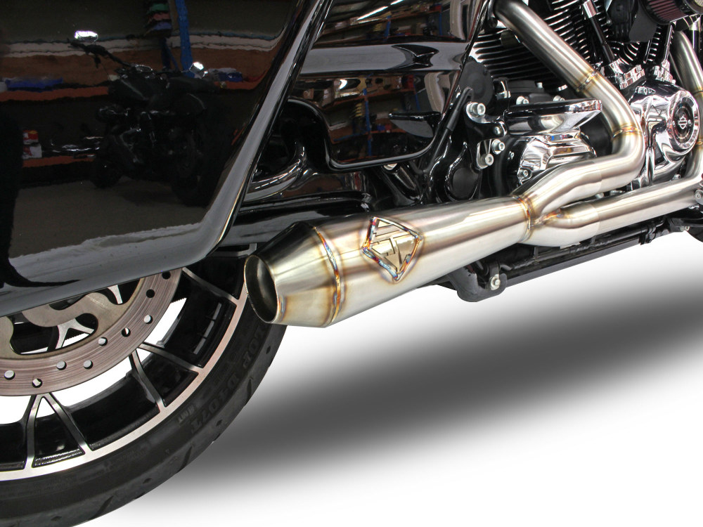 2-into-1 LaneSplitter Exhaust - Stainless Steel. Fits Touring 2017up.