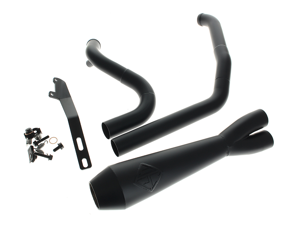 SP Concepts EXHAUST 2-into-1 LaneSplitter Exhaust - Black. Fits Touring 2017up.