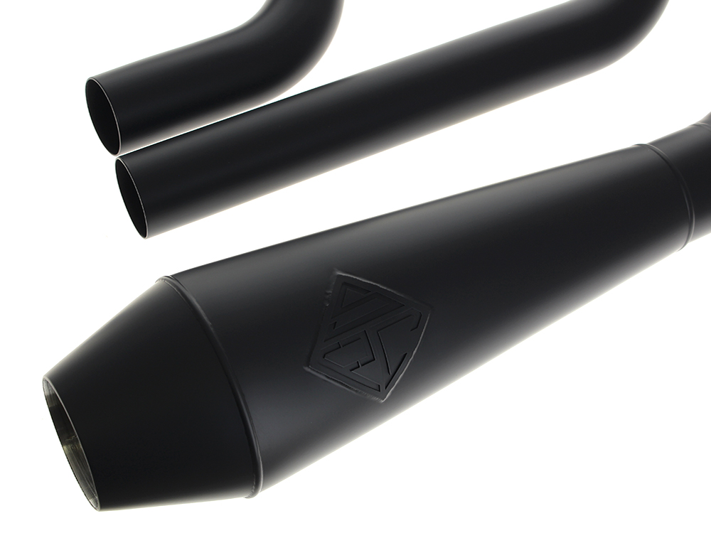 SP Concepts EXHAUST 2-into-1 4.5in. Big Bore Exhaust - Black. Fits Touring 2017up.