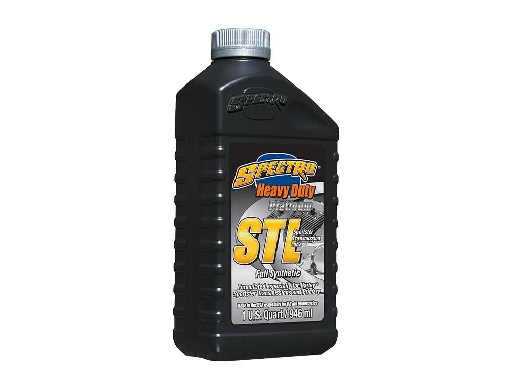 Heavy Duty Platinum Full Synthetic Sportster Transmission/Primary Oil. 74w140 1 Quart Bottle (946ml). Fits Sportster 1973-2021.