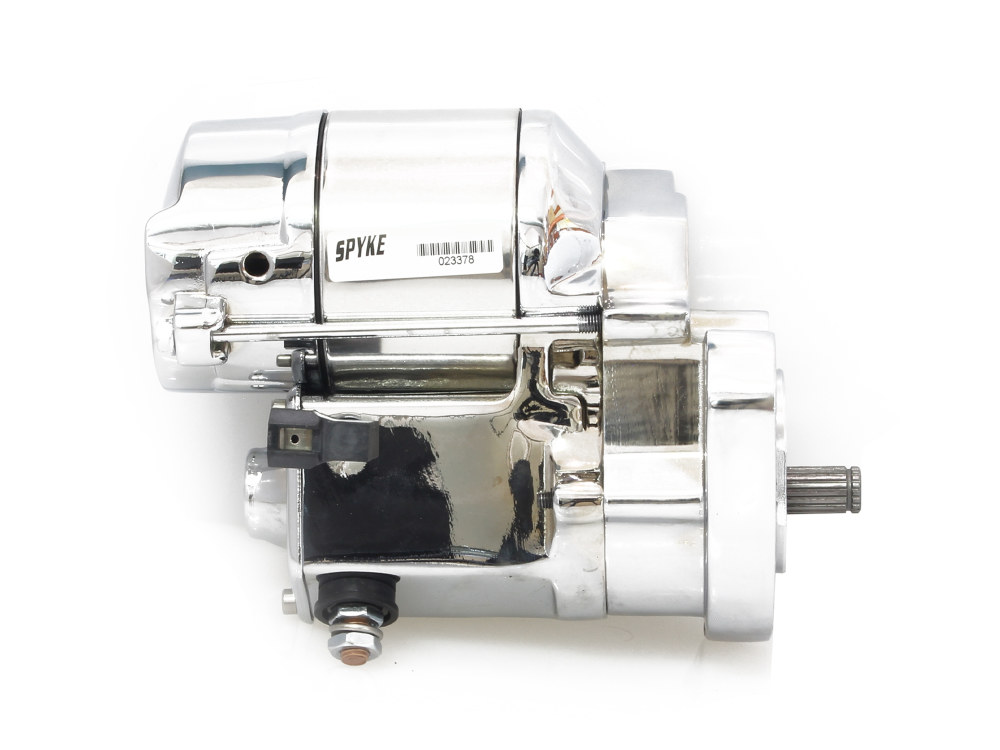 1.4kw Starter Motor - Chrome. Fits Big Twin 1989-2006.