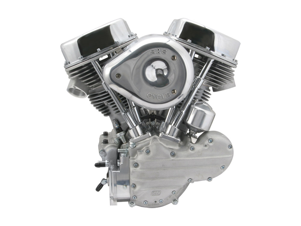 93ci Alternator / Generator Style Panhead Engine - Natural.