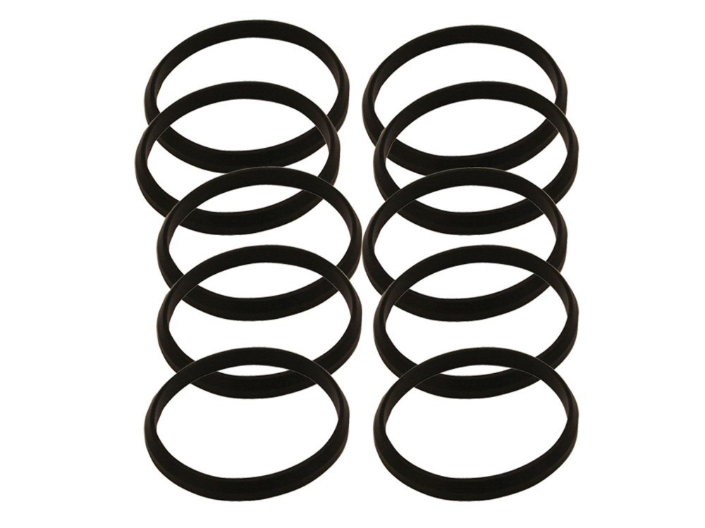 Intake Manifold Seal - Pack of 10. Fits S&S Manifold's on Big Twin 1984-2017 & Sportster 1986-2021.