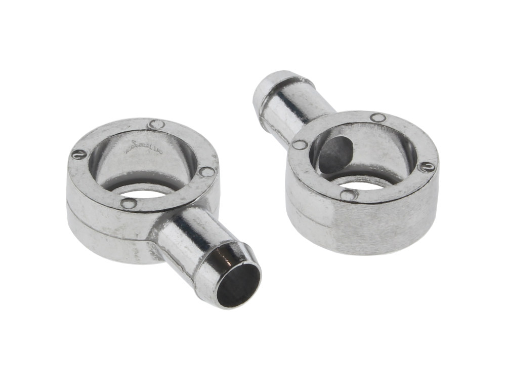 Air Filter Breather Vent Fittings - Aluminum. Sold as a Pair