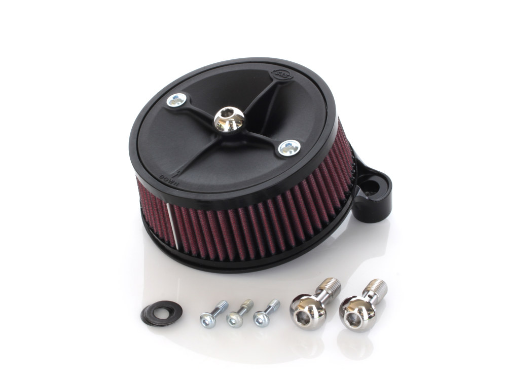 Stealth Air Cleaner Kit. Fits Sportster 2007-2021 with Delphi EFI.