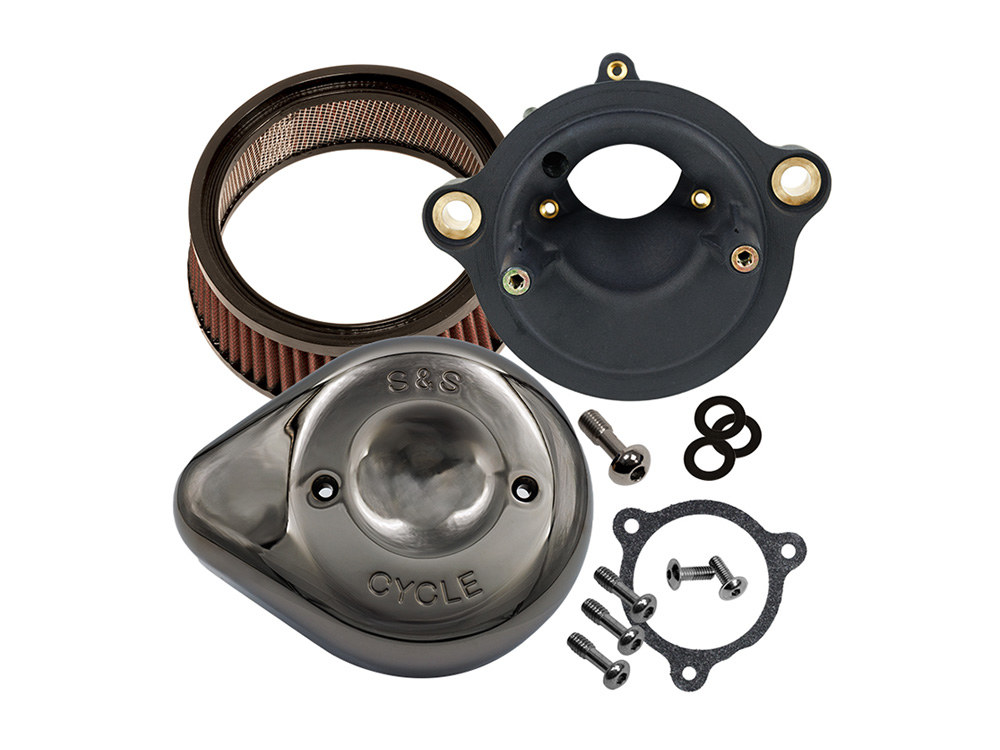 Mini Teardrop Air Cleaner Kit – Lava. Fits Milwaukee-Eight 2023up with Variable Valve Timing