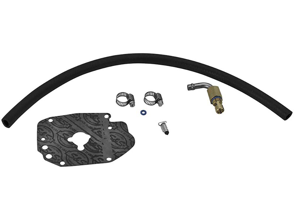 Fuel Line Upgrade Kit; Fits Early S&S Super E & G Carburettor.
