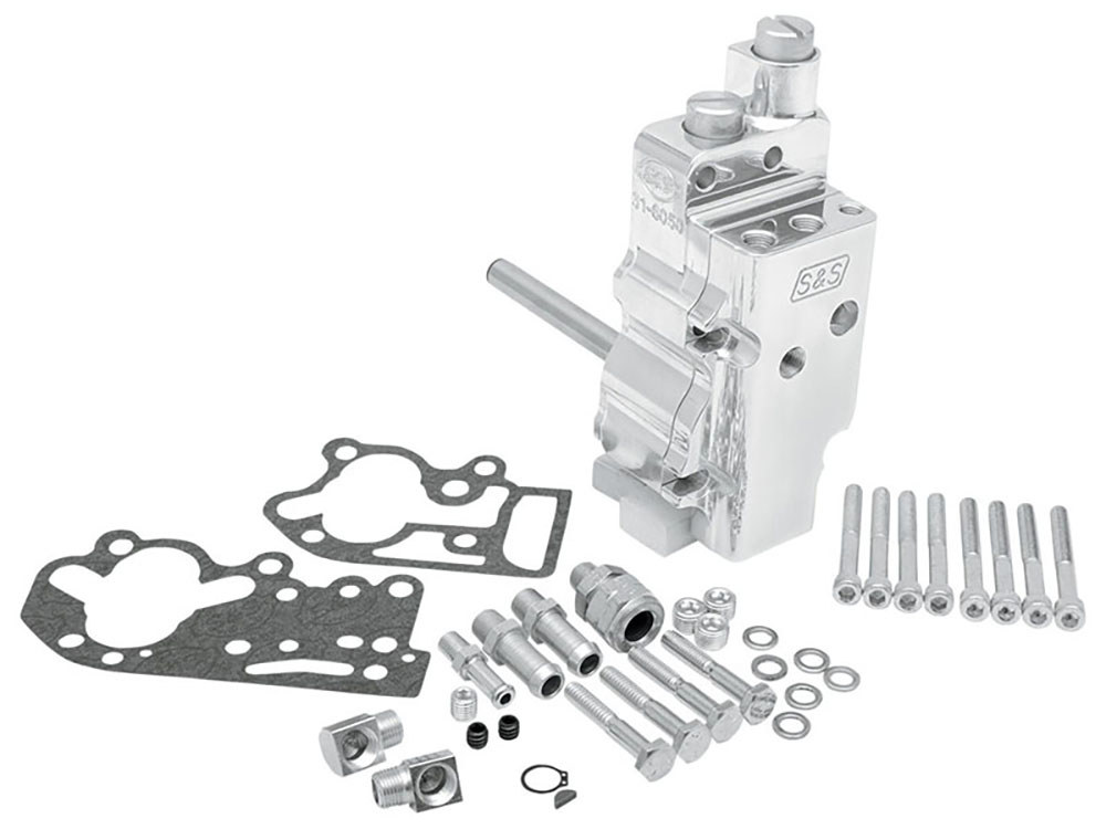 Oil Pump - Polished. Fits Big Twins 1973-1991.