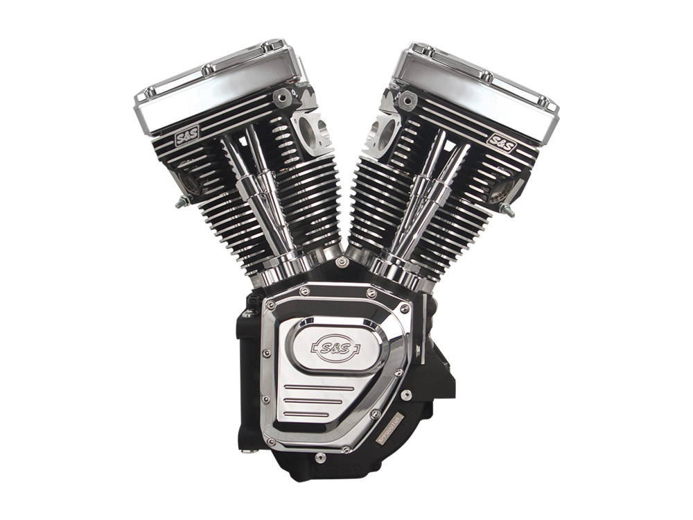124ci Twin Cam A Engine – Black with Chrome Covers. Fits Dyna 1999-2005 & Touring 1999-2006 Models.