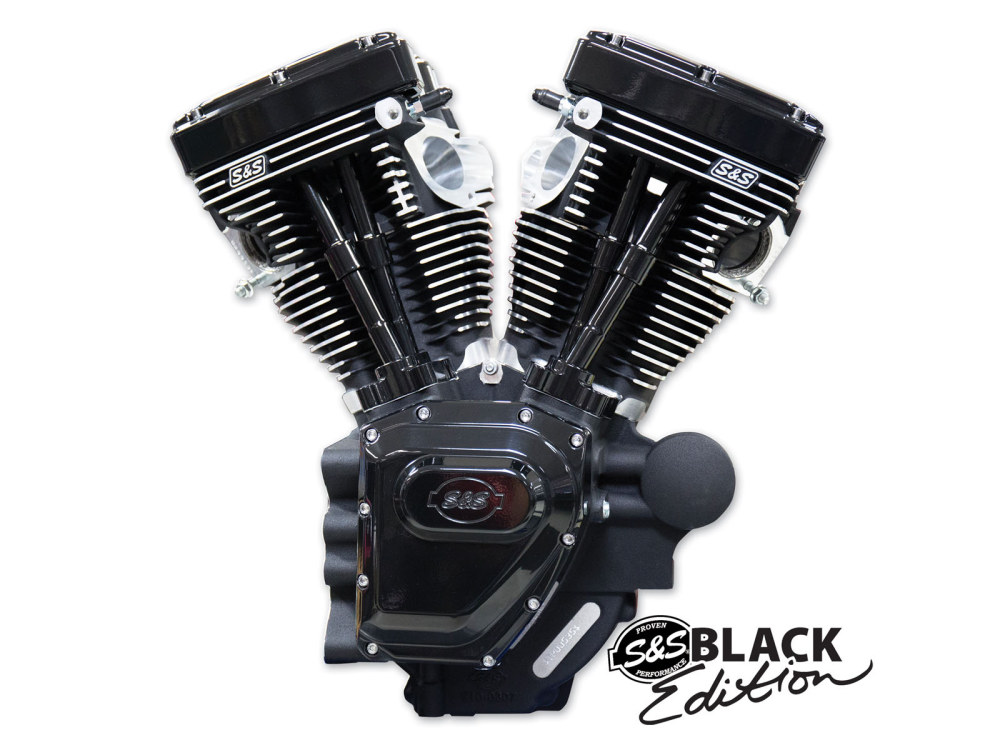 124ci Twin Cam Engine - Black Edition. Fits Dyna 2006-2017.