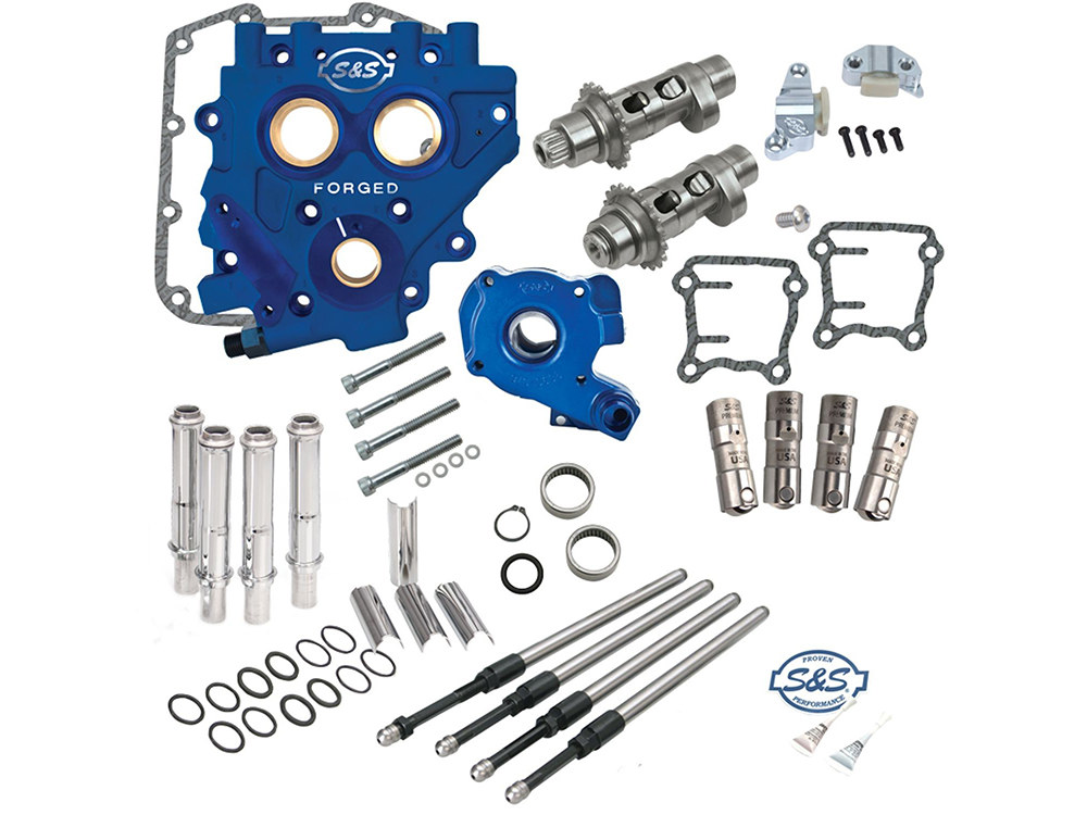 Cam Chest Kit with 585CE Chain Drive Easy Start Cams. Fits Twin Cam 2007-2017.