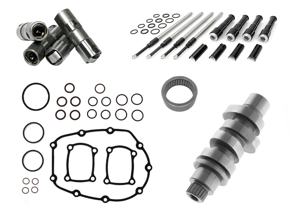 S&S 475C Performance Cam Kit - Black Pushrods. Fits Milwaukee-Eight 2017up