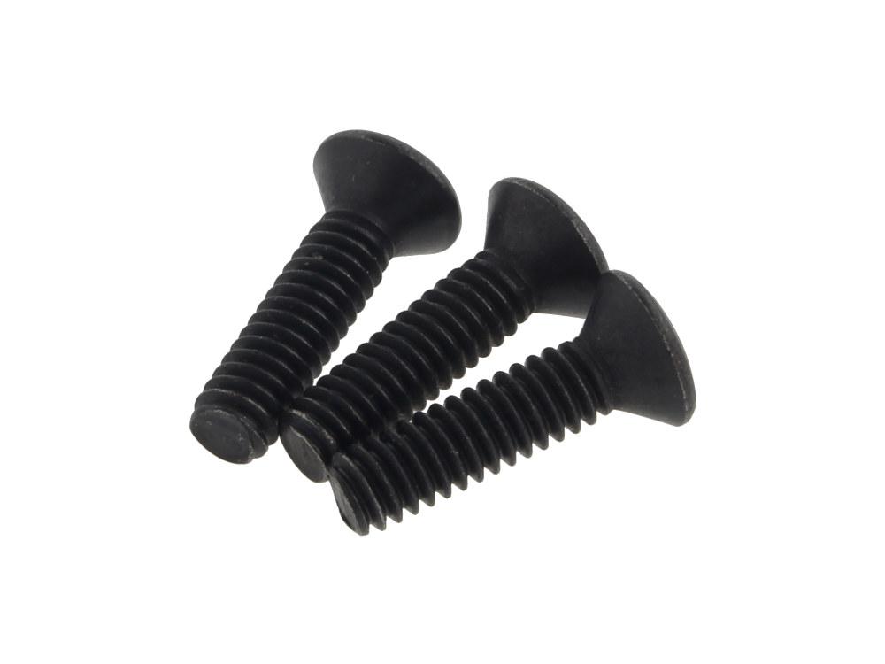 Teardrop Air Cleaner Cover Screws – Black. Pack of 3.