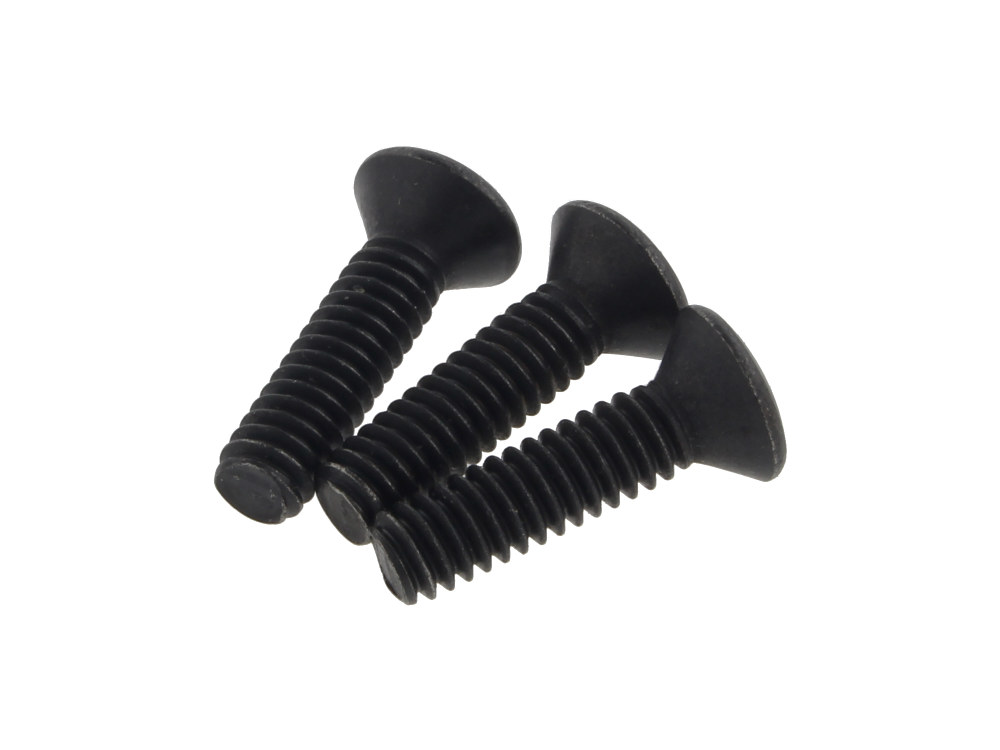 Teardrop Air Cleaner Cover Screws - Black. Pack of 3.