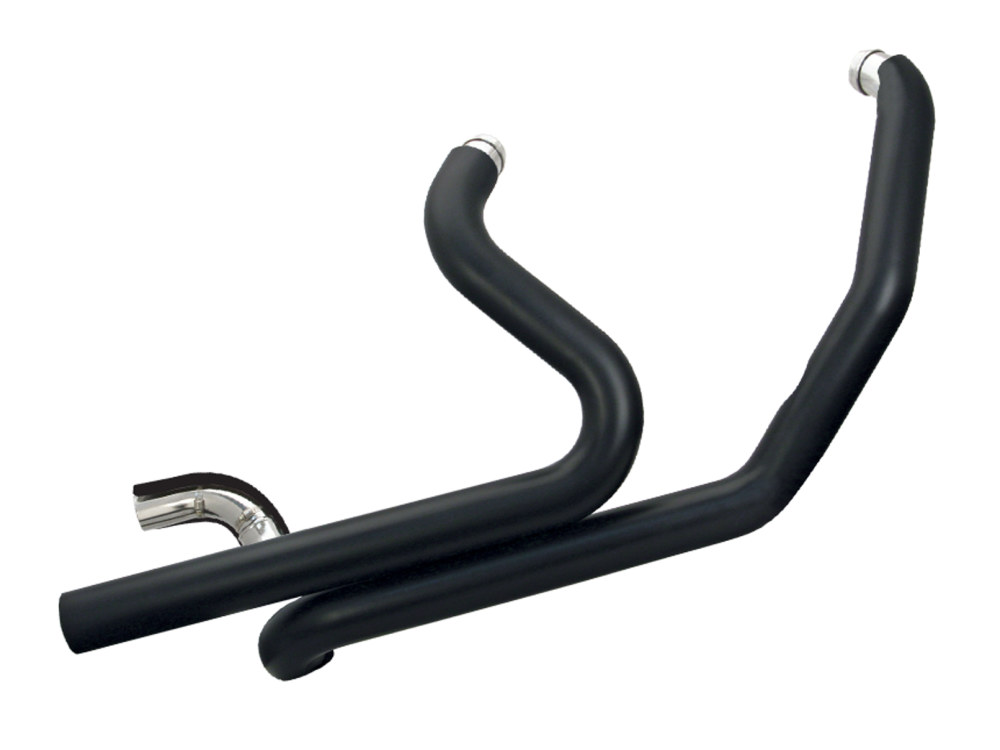 Power Tune Dual Headers - Black. Fits Touring 2009-2016.