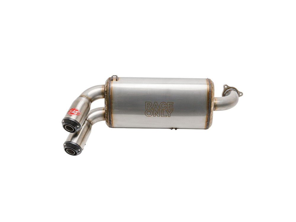Power Tune XTO UTV Exhaust - Stainless Steel with Race Muffler. Fits Polaris RZR Pro XP 2020up.