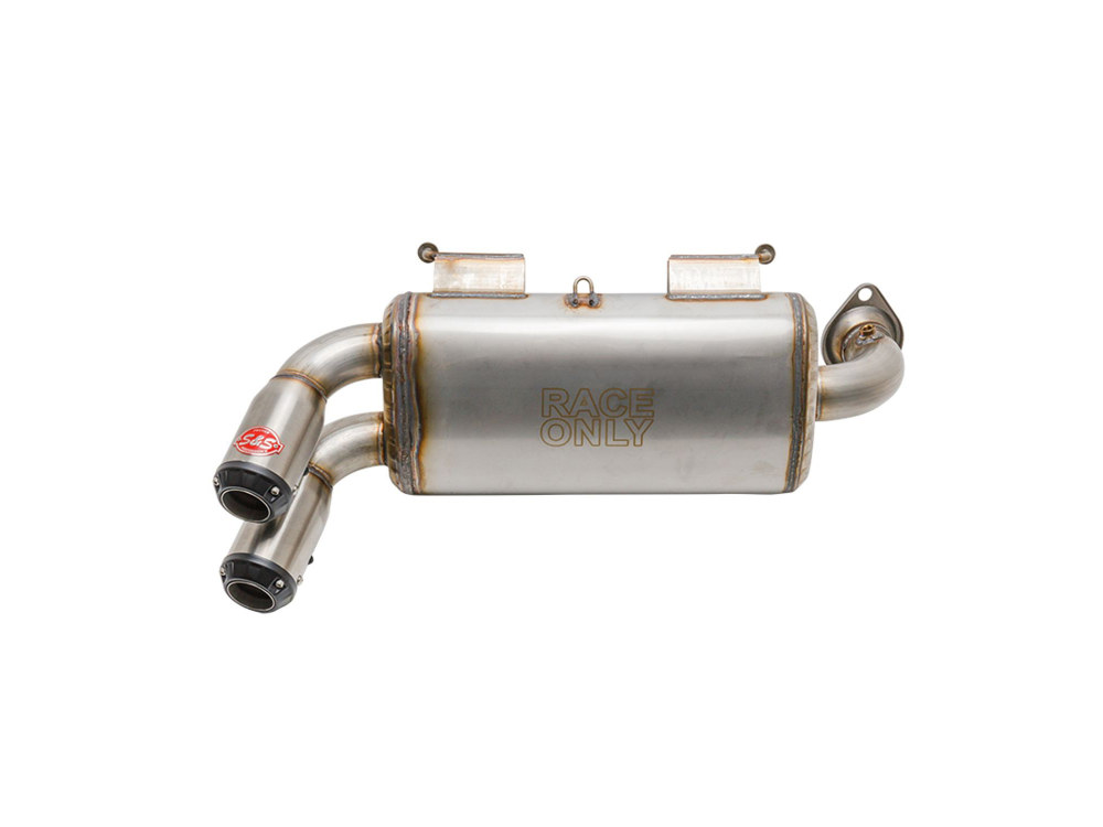 Power Tune XTO UTV Exhaust – Stainless Steel with Race Muffler. Fits Polaris RZR XP 1000 2015up.