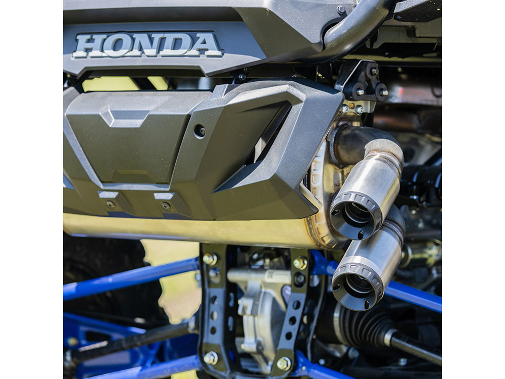 Power Tune XTO UTV Exhaust – Stainless Steel with Race Muffler. Fits Honda Talon 2019up.