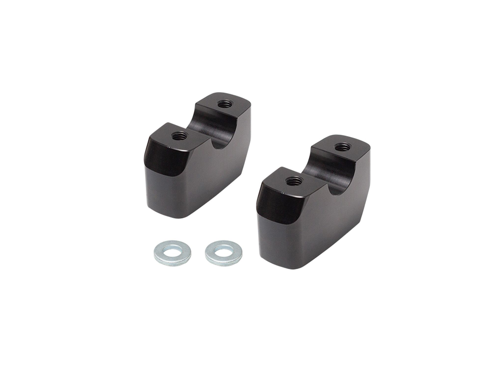 Handlebar Adjuster Kit - Black. Fits Royal Enfield 650 Interceptor 2019up