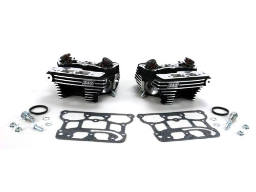 Cylinder Head Kit - Black. Fits Twin Cam 88 1999-2005. 89cc Head Chamber Volume