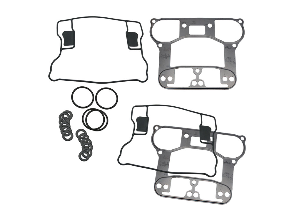 Rocker Cover Gasket Kit. Fits Big Twin 1984-1999 & Sportster 1986-2003 with Diecast Rocker Covers.