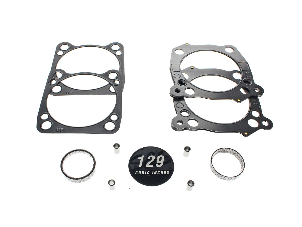 Top End Gasket Kit. Fits Milwaukee-Eight 2017up with 4.320in. Bore & 129ci Cam Cover Badge