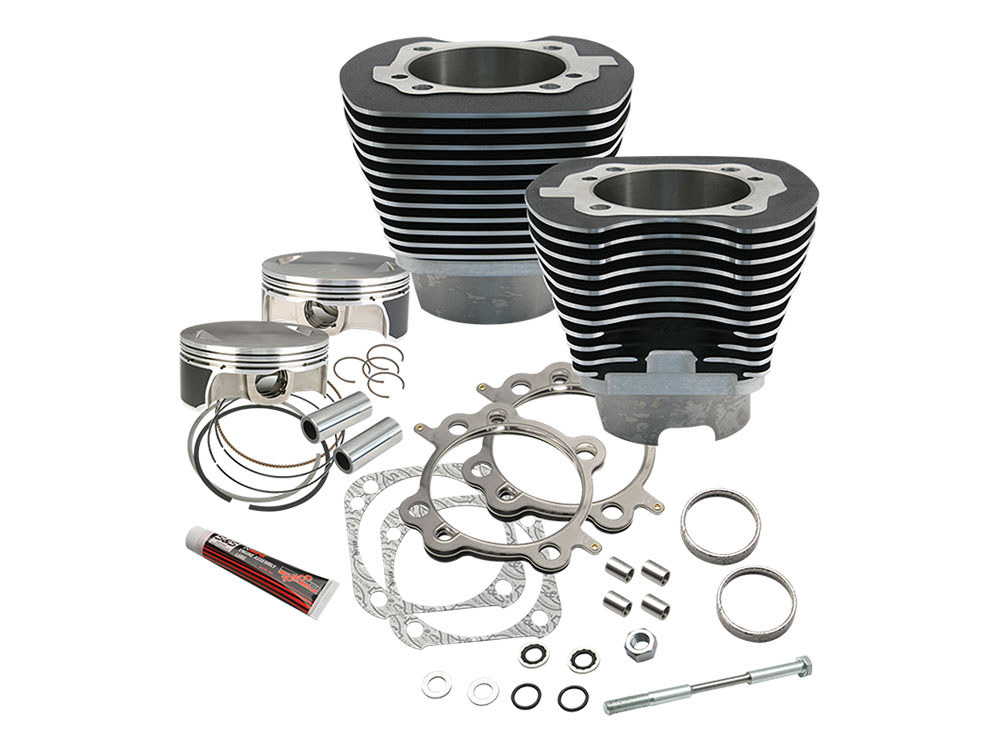 117ci Big Bore Kit - Black. Fits Twin Cam 2007-2017