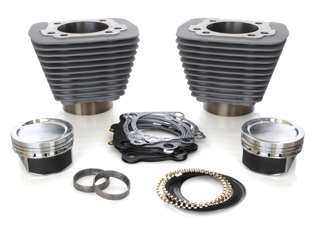 1200cc Big Bore Kit - Silver. Fits Sportster 1986-2021 with 883cc Engine.