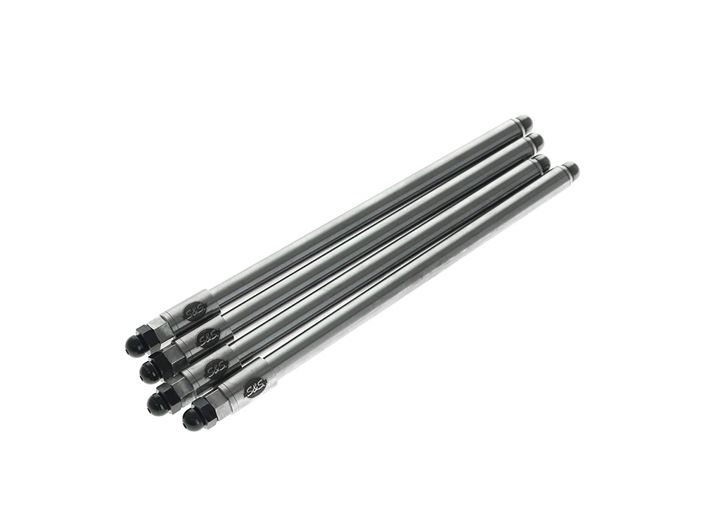 Replacement Quickee Adjustable Pushrods, For S&S Pushrod Kits That Include Covers. Fits Milwaukee-Eight 2017up.