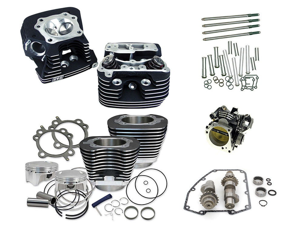 S&S Stage 6 Performance Kit. Fits Twin Cam 2007-2017