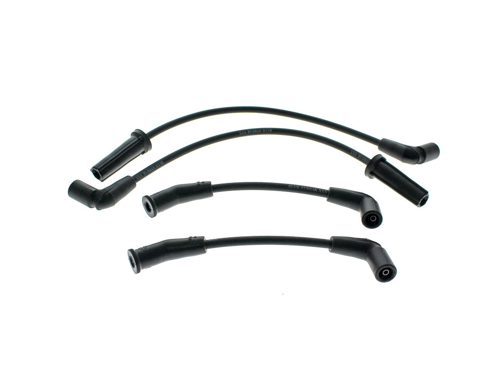 Spark Plug Wire Set - Black. Fits Softail 2018up.
