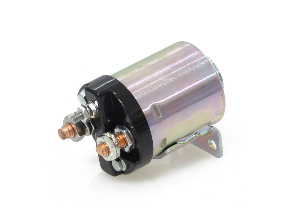 Start Solenoid - Plain. Fits 4Spd Big Twin 1965-1986, Softail 1984-1988 & Sportster 1967-1980.