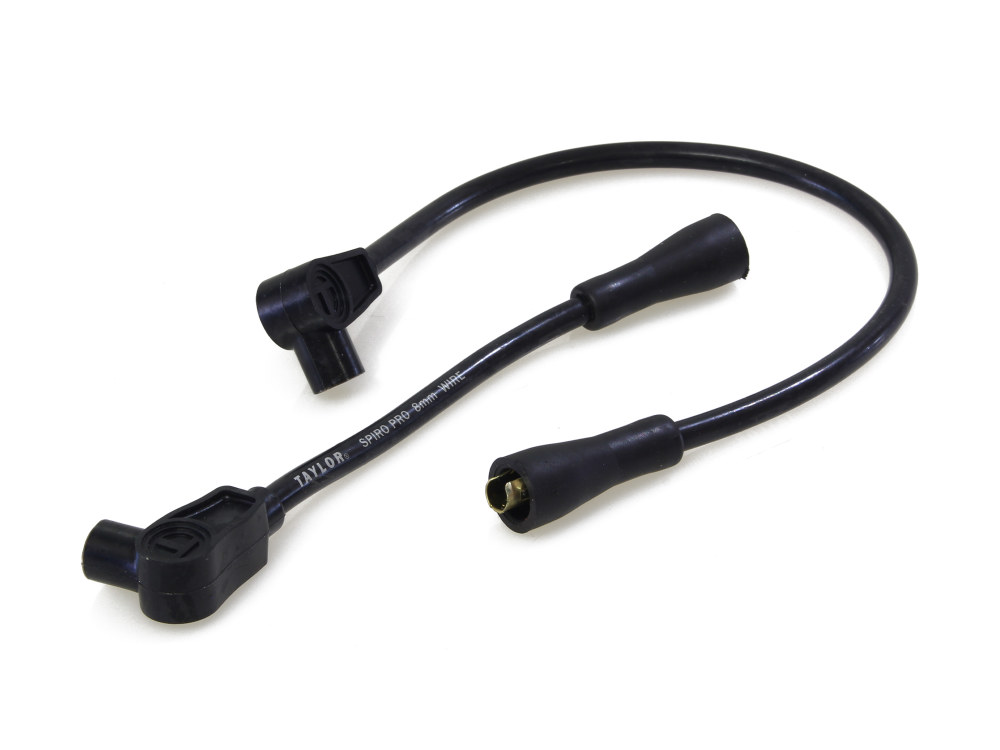 8mm Spark Plug Wire Set - Black. Fits Softail 1984-1999, Dyna 1991-1998, FL 1965-1979, FX 1965-1985 and Sportster 1965-1985.