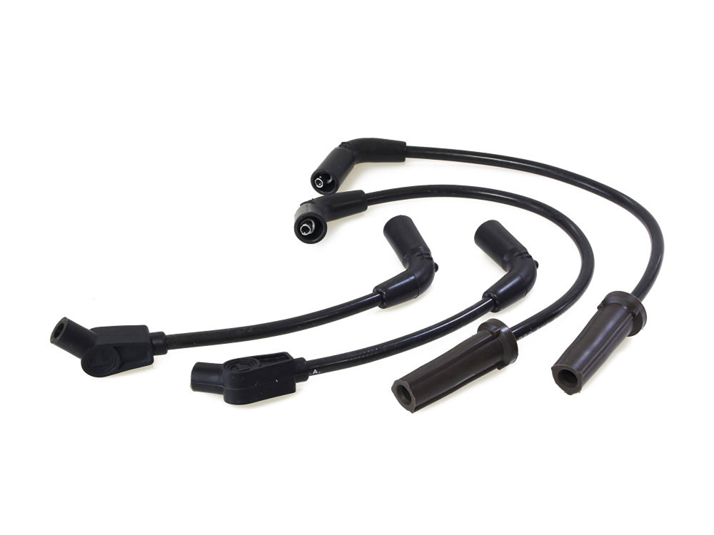 8mm Spark Plug Wire Set – Black. Fits Softail 2018up.