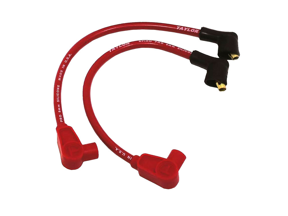 8mm Spark Plug Wire Set – Red. Fits FXR 1982-2000.