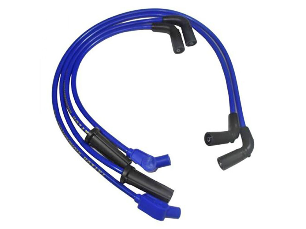 8mm Spark Plug Wire Set – Blue. Fits Touring 2017up.