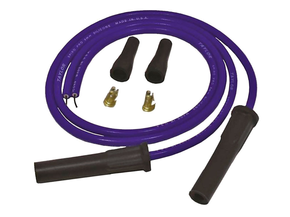 8mm 36in. Universal Spark Plug Wire Set - Blue. Fits Evolution Style Engines.